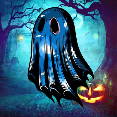 realistic creepy ghost