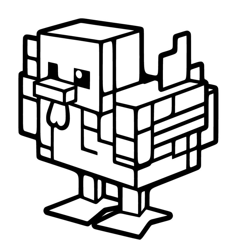 minecraft chicken