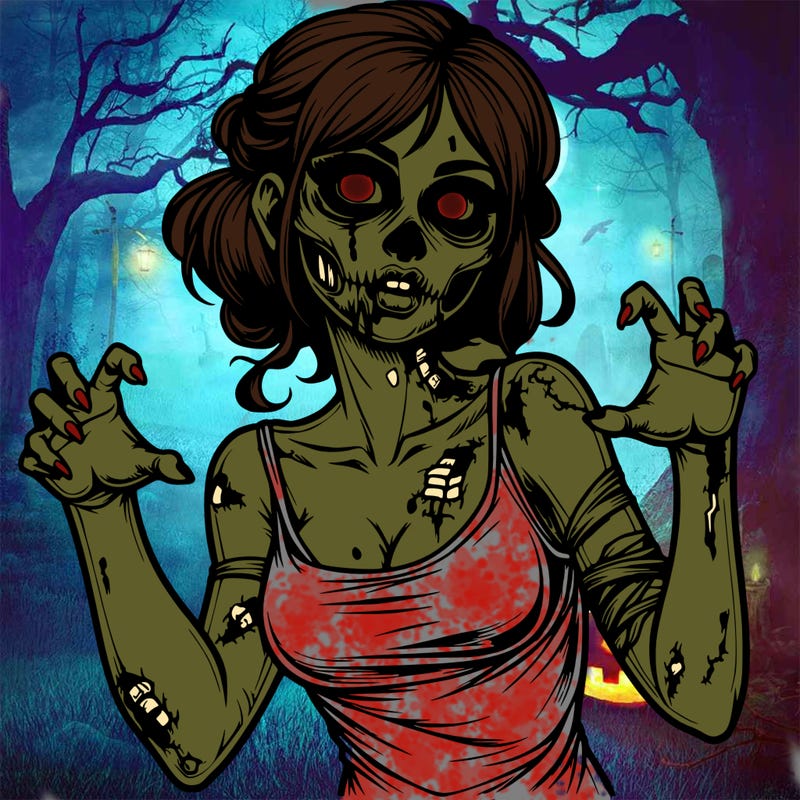 realistic zombie girl