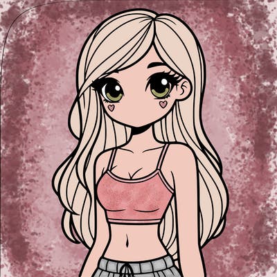 girl with crop top