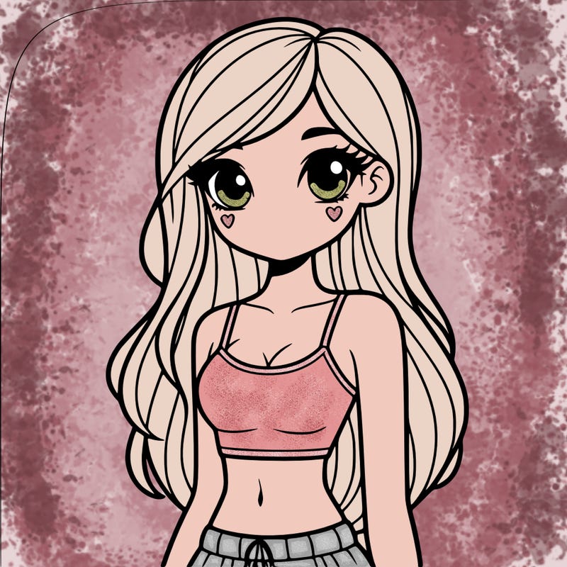 girl with crop top