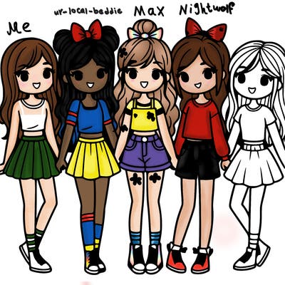 a girls friend group