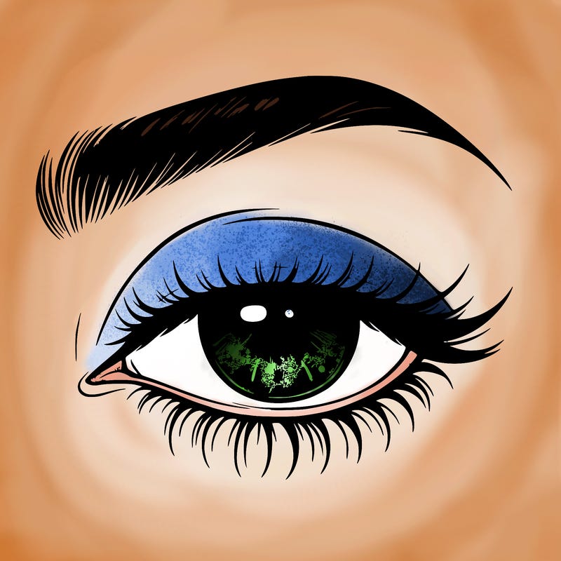 eye closed realistic