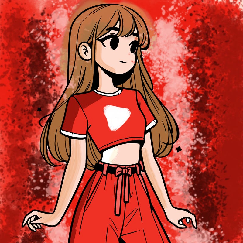 girl in a cute crop top