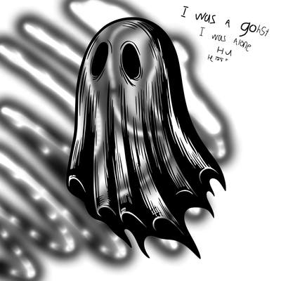 realistic creepy ghost
