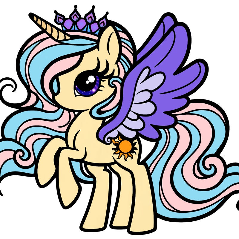princess celestia from my little pony