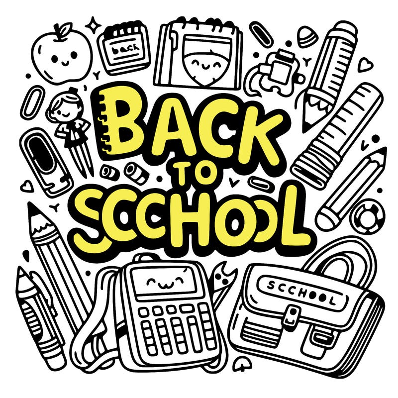 text "back to school".