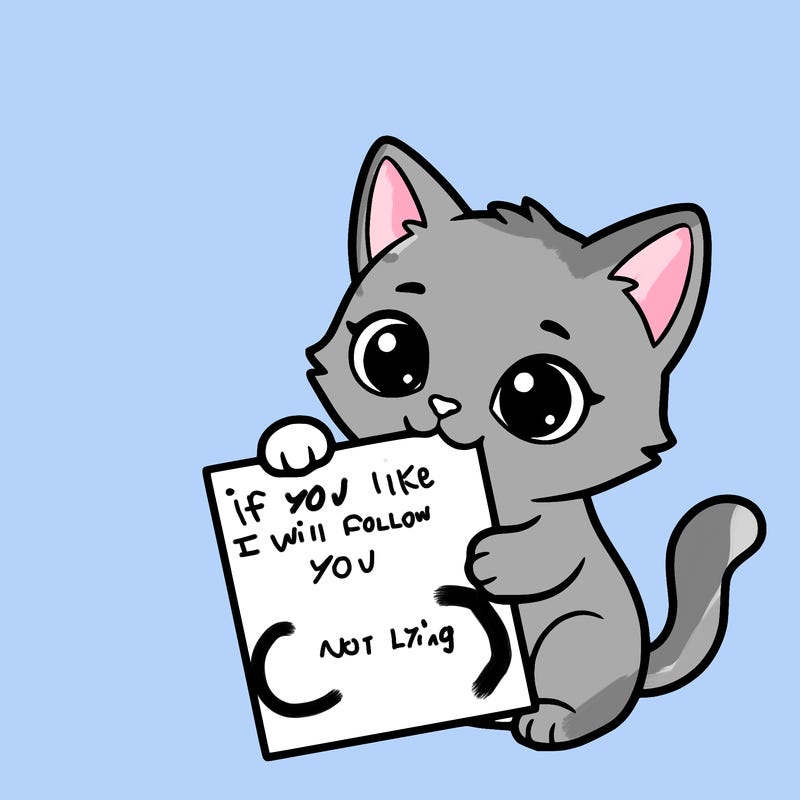 a small cat with a blank sheet of paper in its hand. the cat is sooooooo cute!