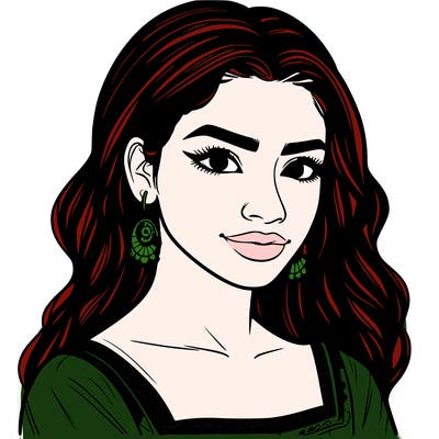 realistic detailed latina woman