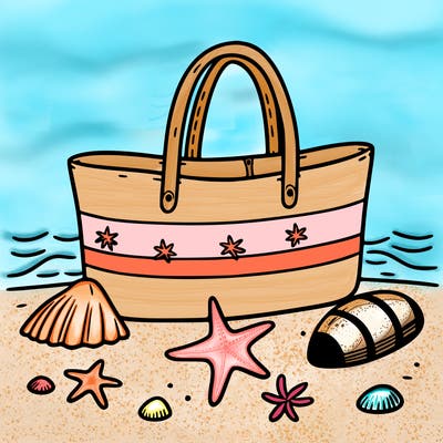 a beach bag