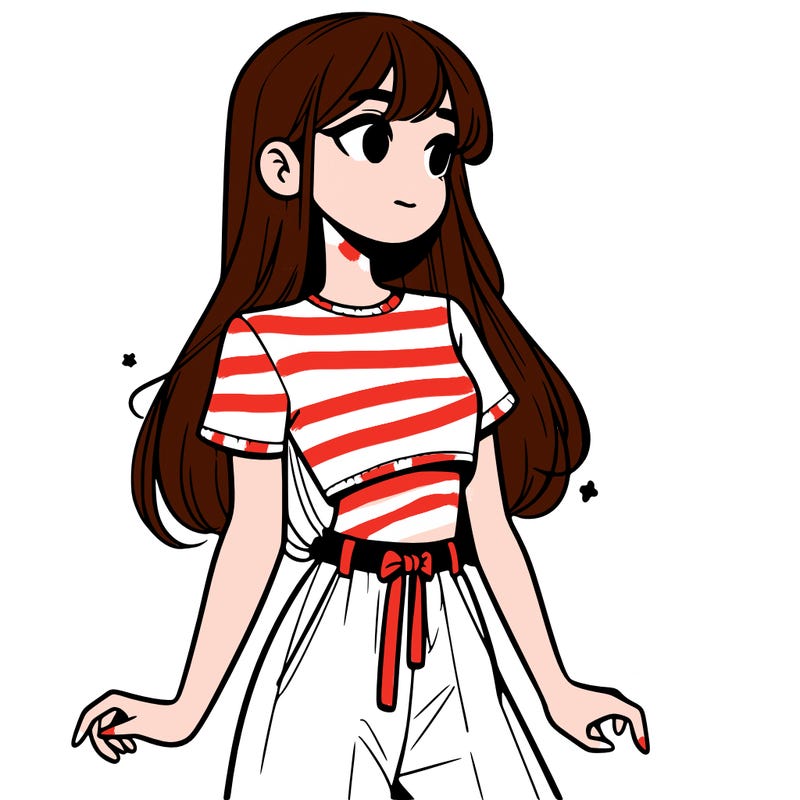 girl in a cute crop top