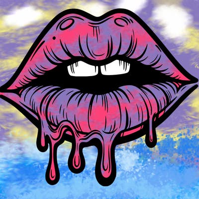 lips that look realistic and drip