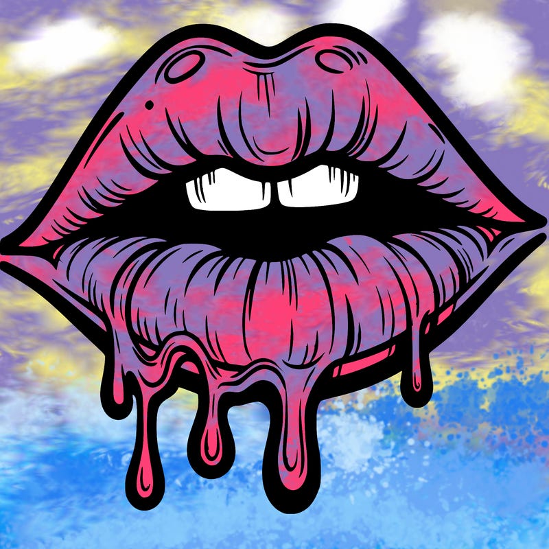 lips that look realistic and drip