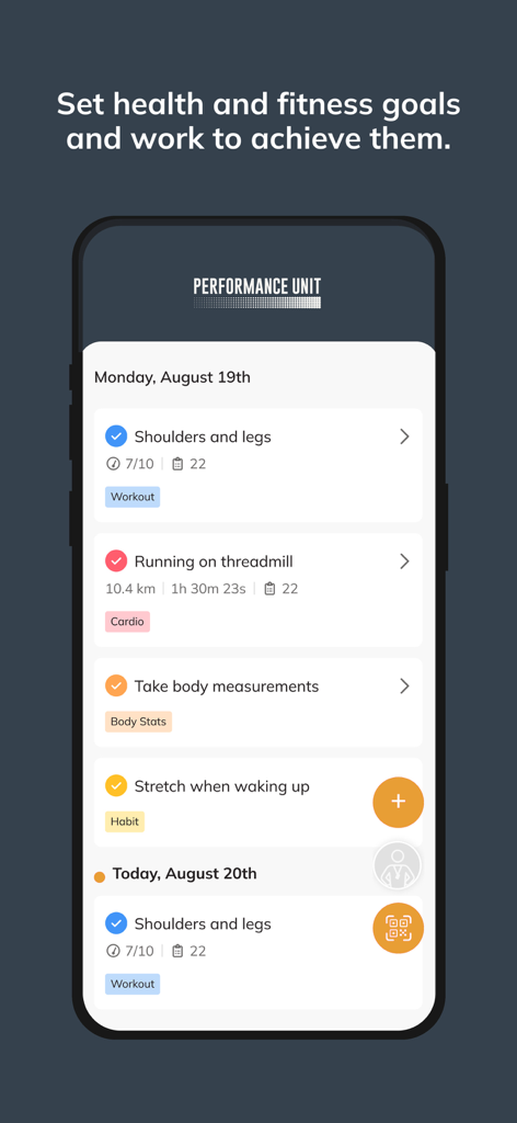 Performance Unit - Health & Fitness App | MWM