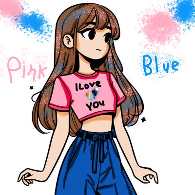 girl in a cute crop top