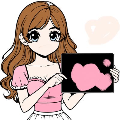 realistic pretty girl holding blank sign