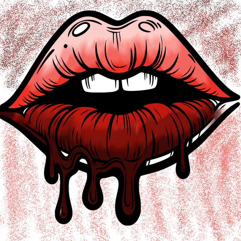 lips that look realistic and drip