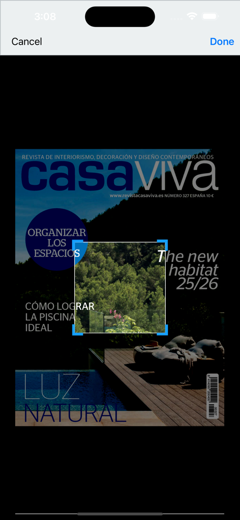 CASA VIVA (Magazine) - A digital magazine cover for CASA VIVA showing a modern house with a pool and forest view