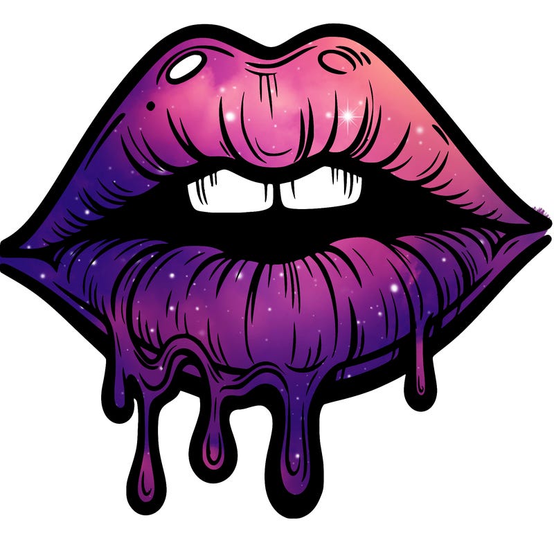 lips that look realistic and drip