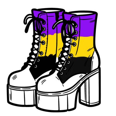 boots with a heel bottom