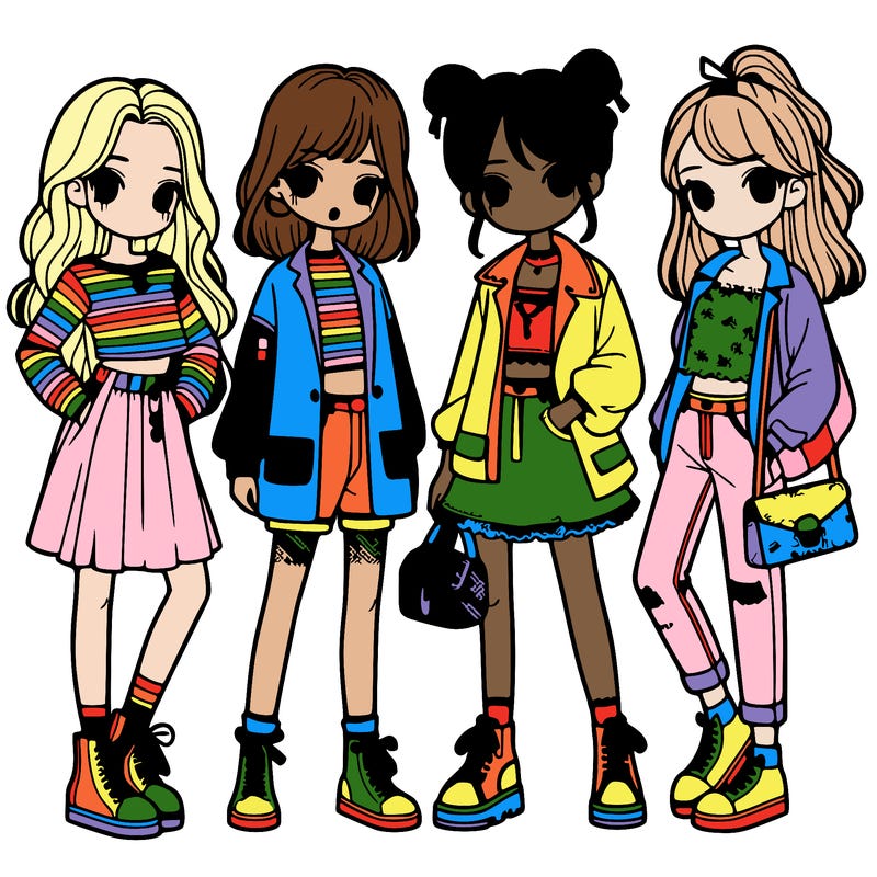 girls with fashion