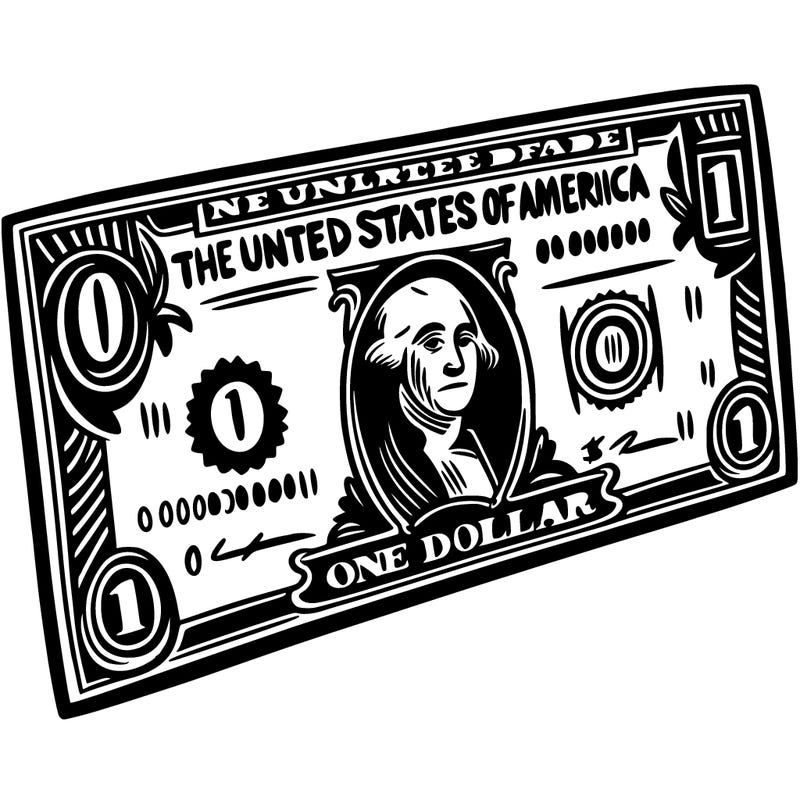 a u.s dollar note