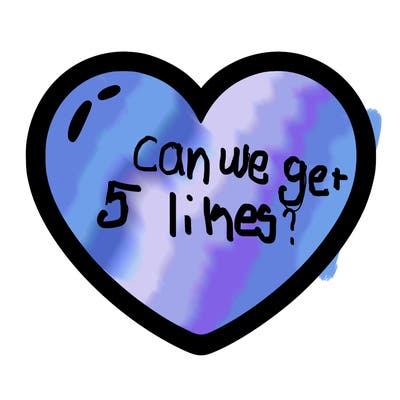 a blank heart