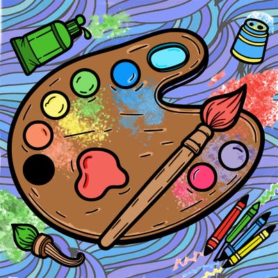 artist paint palette