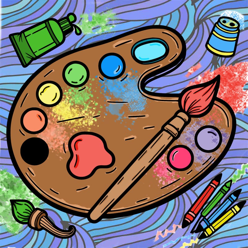 artist paint palette