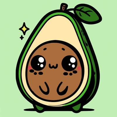 cute avocado
