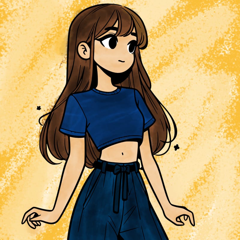 girl in a cute crop top