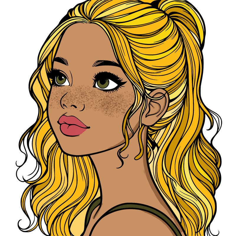 beautiful realistic girl