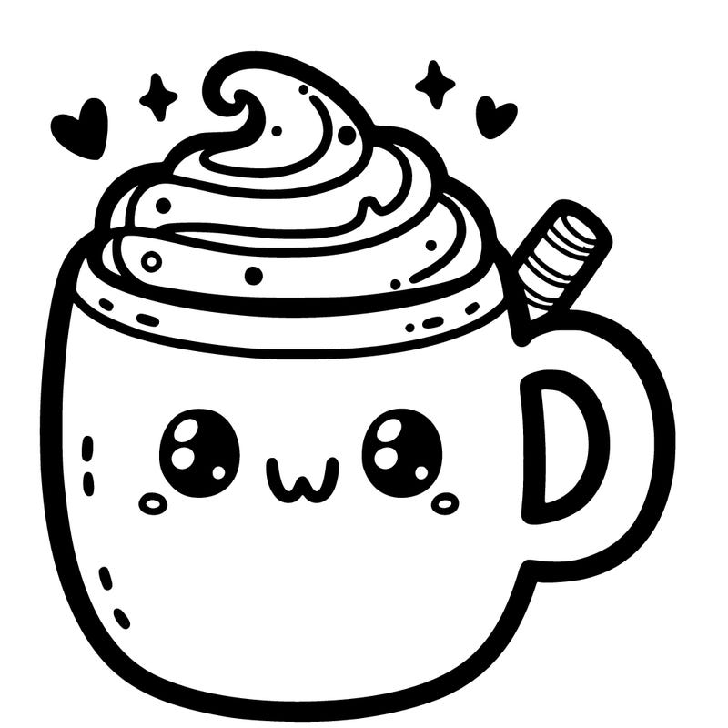 cute hot chocolate mug