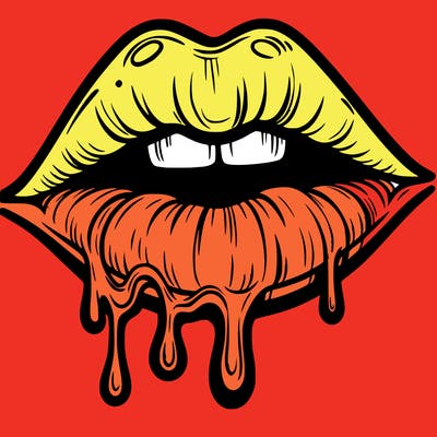 lips that look realistic and drip