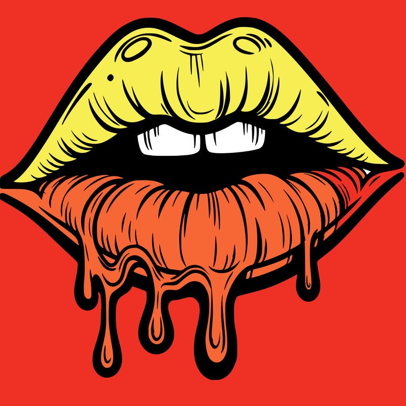 lips that look realistic and drip