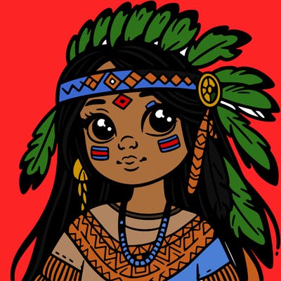 native american girl