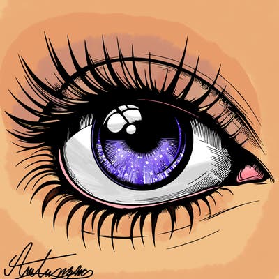 realistic eye