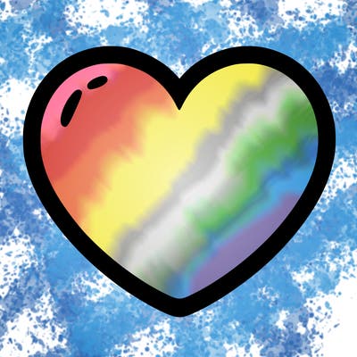 a blank heart