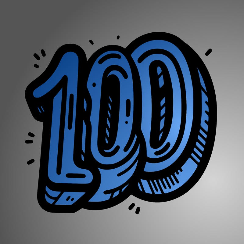 100
