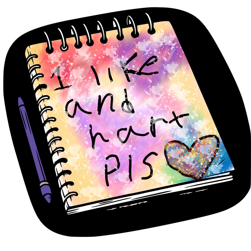 a blank sketch pad