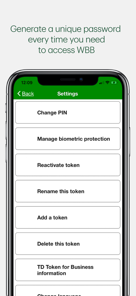 TD Token for Business - Finance App | MWM