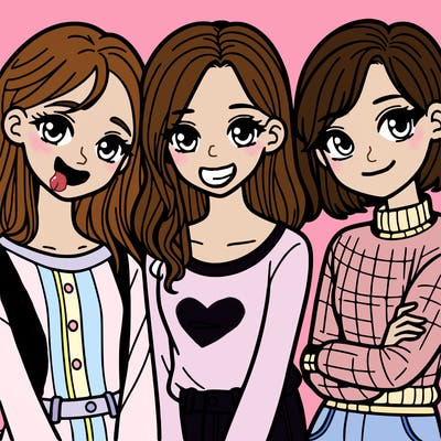 young girls