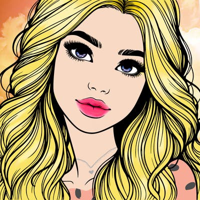 beautiful realistic girl