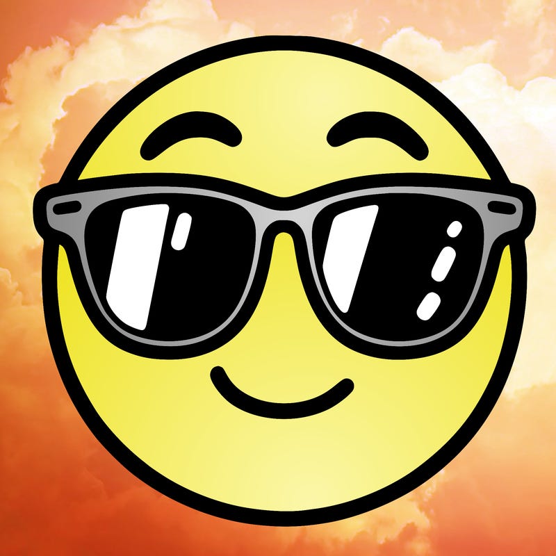 emoji with sunglasses