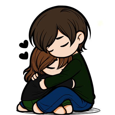 hugging