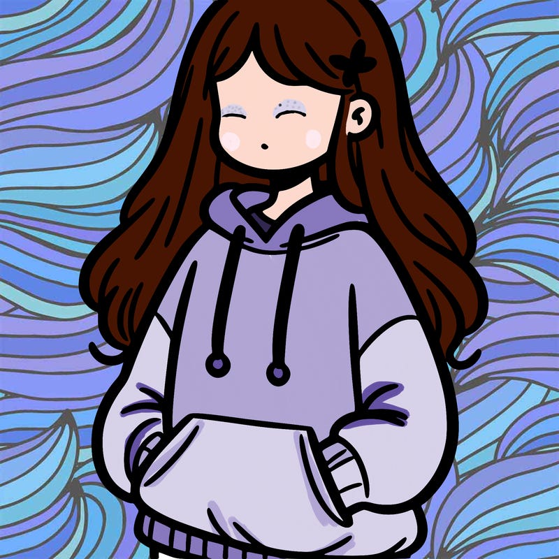 girl in sweatshirt