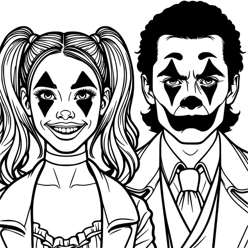 harley quinn and joker realistic