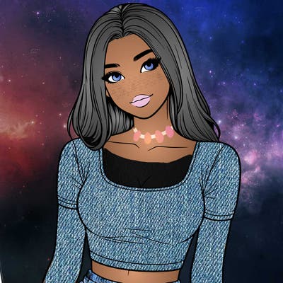 realistic girl with crop top