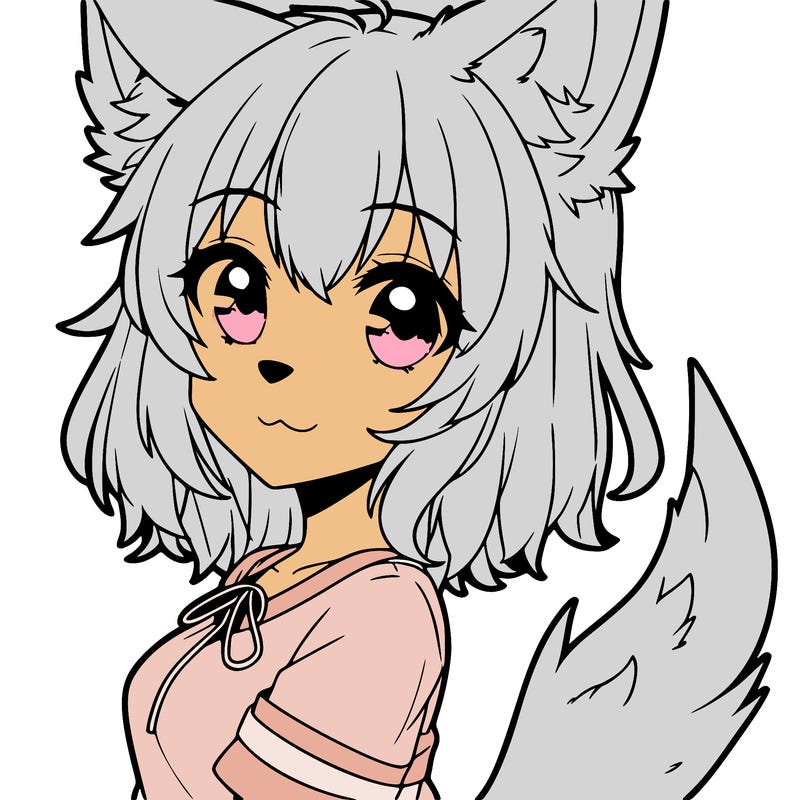 anime wolf girl