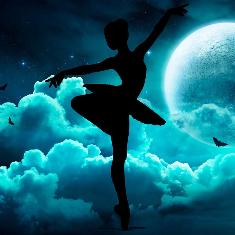 realistic person doing ballet